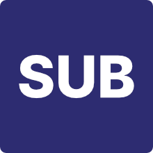 Logo näitab, et kasutusel on subtiitrid. Logol loeb "SUB"