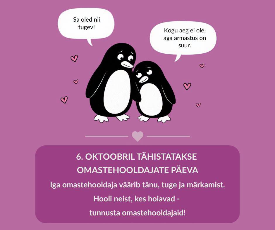 6. oktoober on omastehoolduse päev!